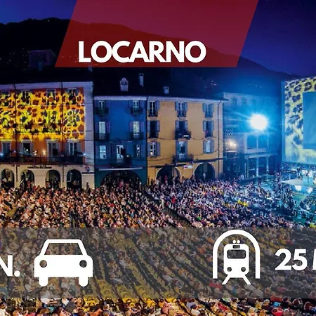 Free Parking-golf-garden Apartment Losone